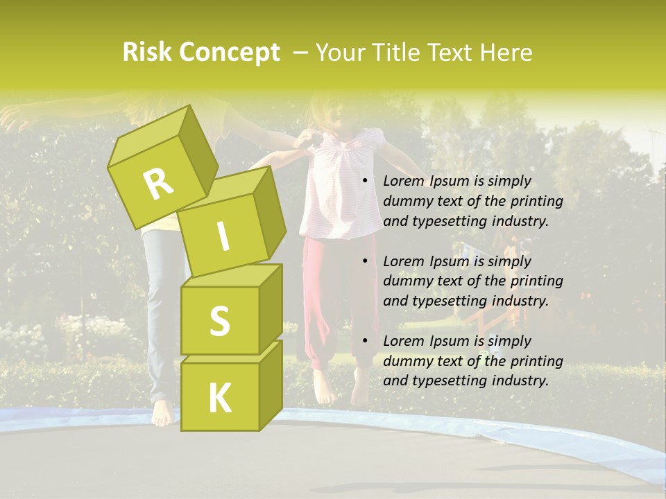 Kid Bounce Cheerful PowerPoint Template