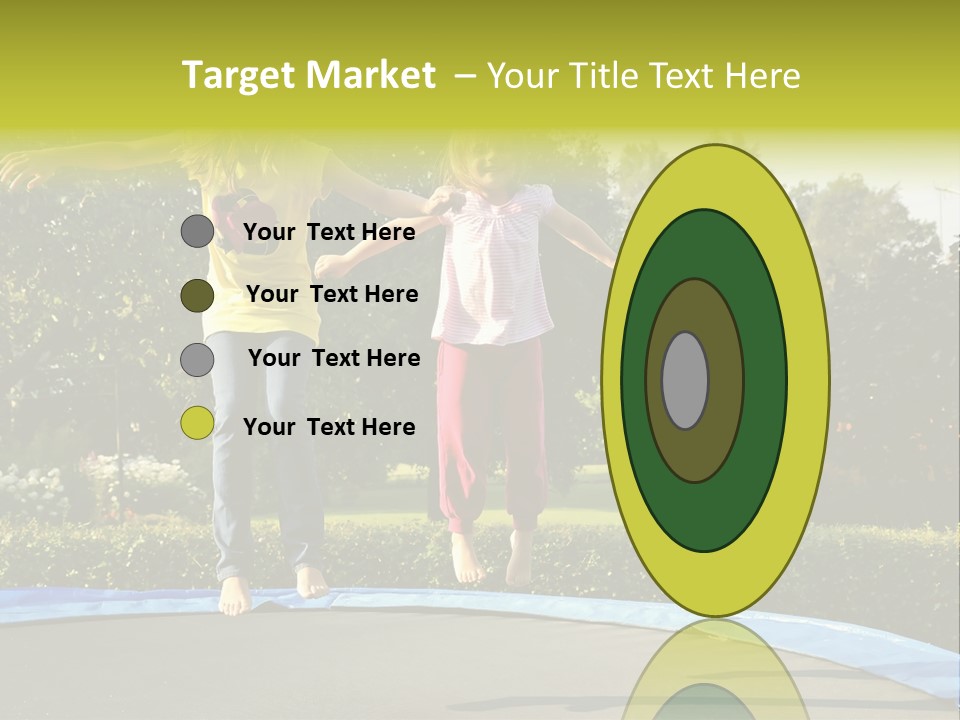 Kid Bounce Cheerful PowerPoint Template