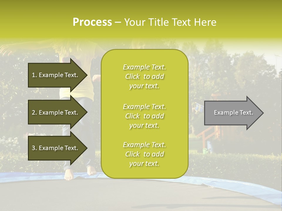 Kid Bounce Cheerful PowerPoint Template