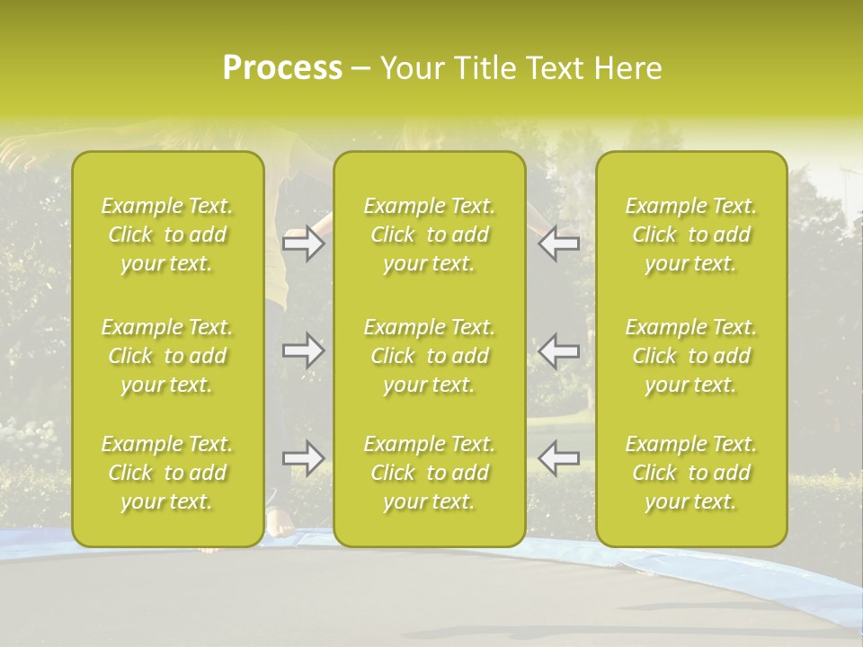 Kid Bounce Cheerful PowerPoint Template