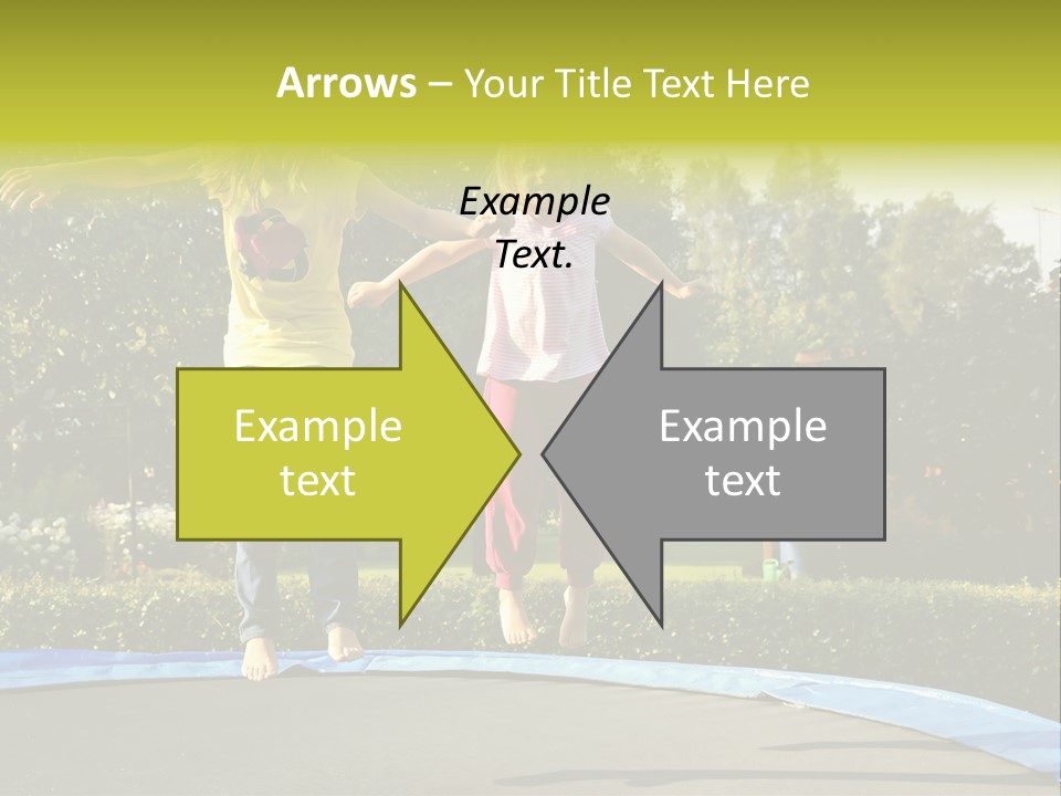 Kid Bounce Cheerful PowerPoint Template