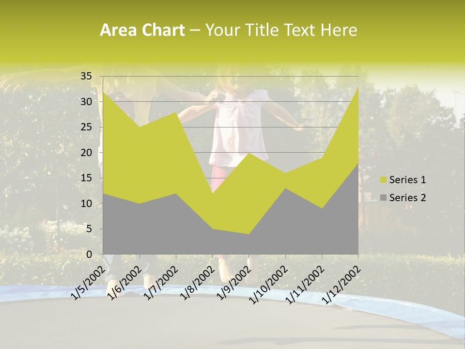 Kid Bounce Cheerful PowerPoint Template
