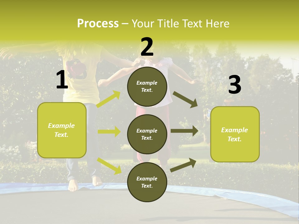 Kid Bounce Cheerful PowerPoint Template