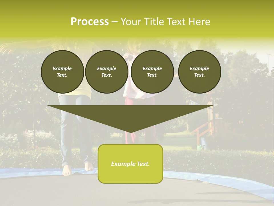 Kid Bounce Cheerful PowerPoint Template