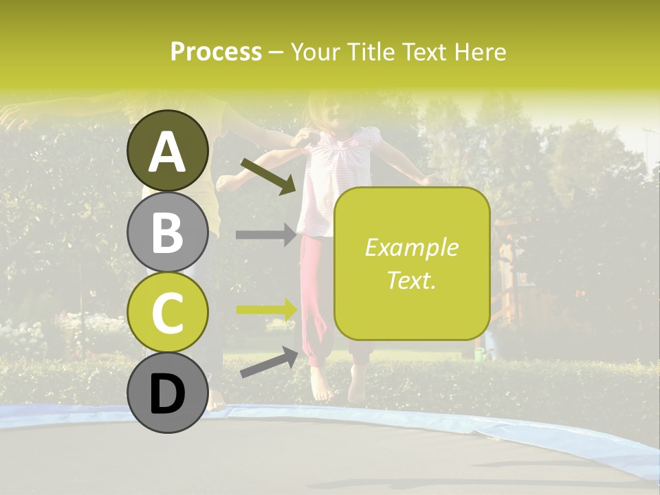 Kid Bounce Cheerful PowerPoint Template