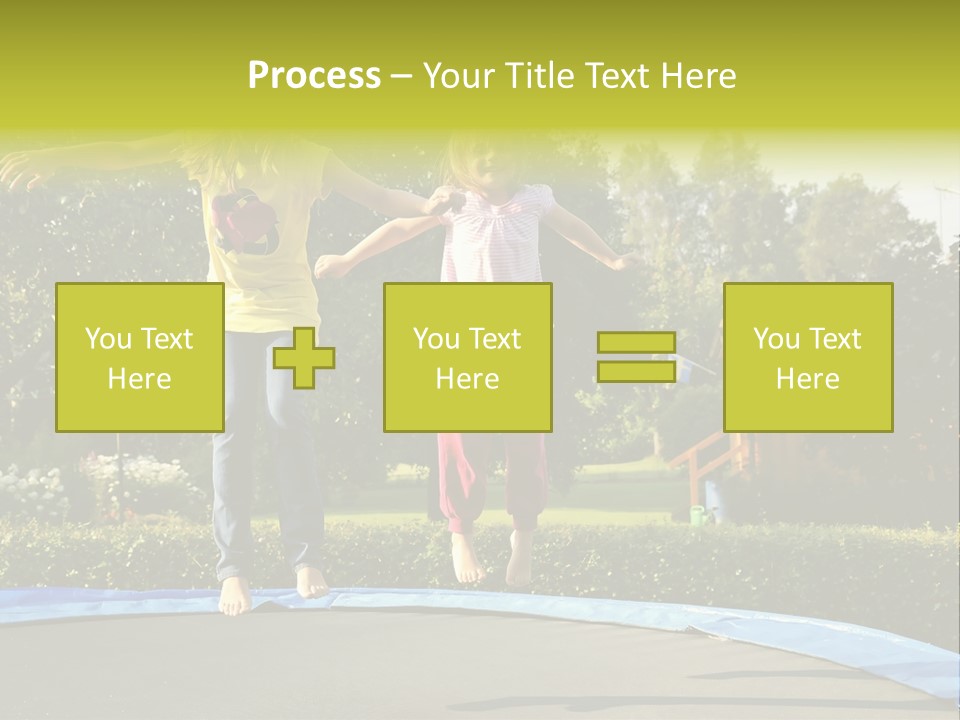 Kid Bounce Cheerful PowerPoint Template