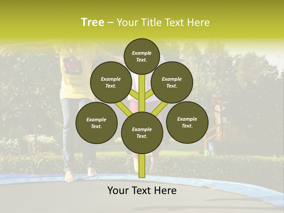 Kid Bounce Cheerful PowerPoint Template