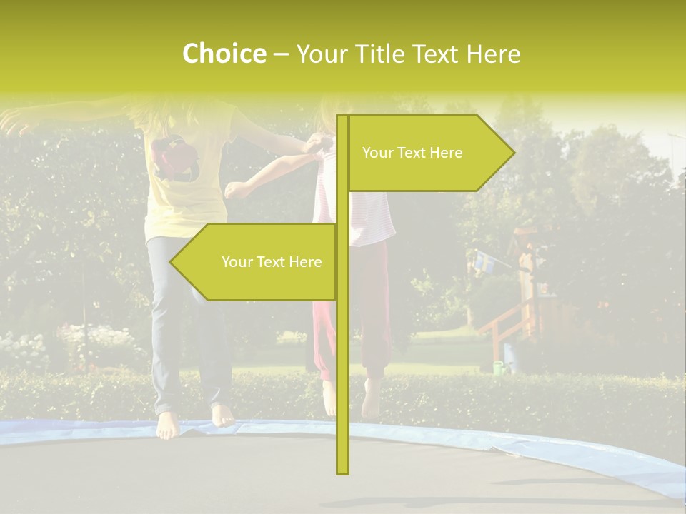 Kid Bounce Cheerful PowerPoint Template