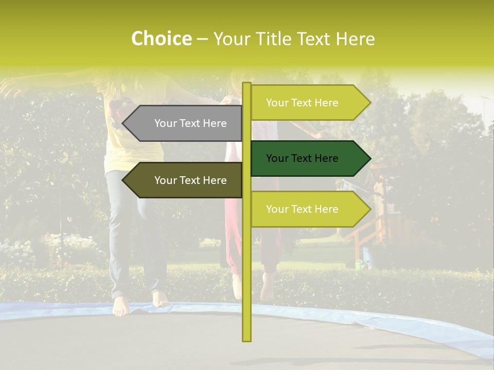 Kid Bounce Cheerful PowerPoint Template