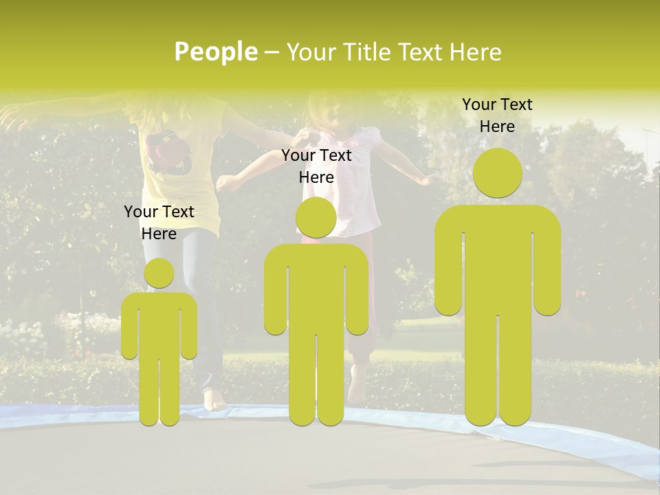 Kid Bounce Cheerful PowerPoint Template