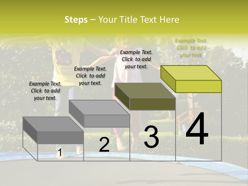 Kid Bounce Cheerful PowerPoint Template