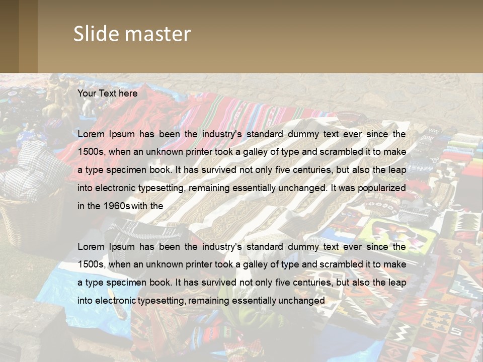 Peru Colonial Chinchero PowerPoint Template