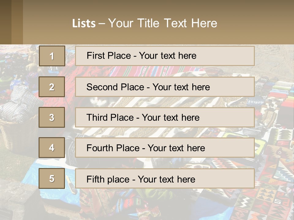 Peru Colonial Chinchero PowerPoint Template