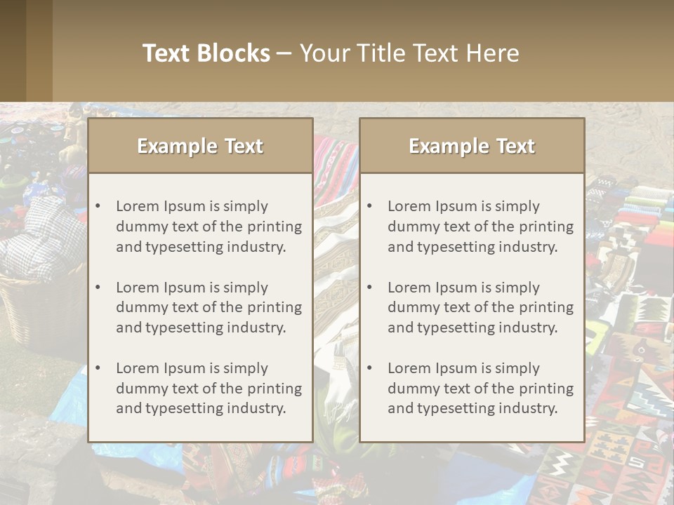 Peru Colonial Chinchero PowerPoint Template