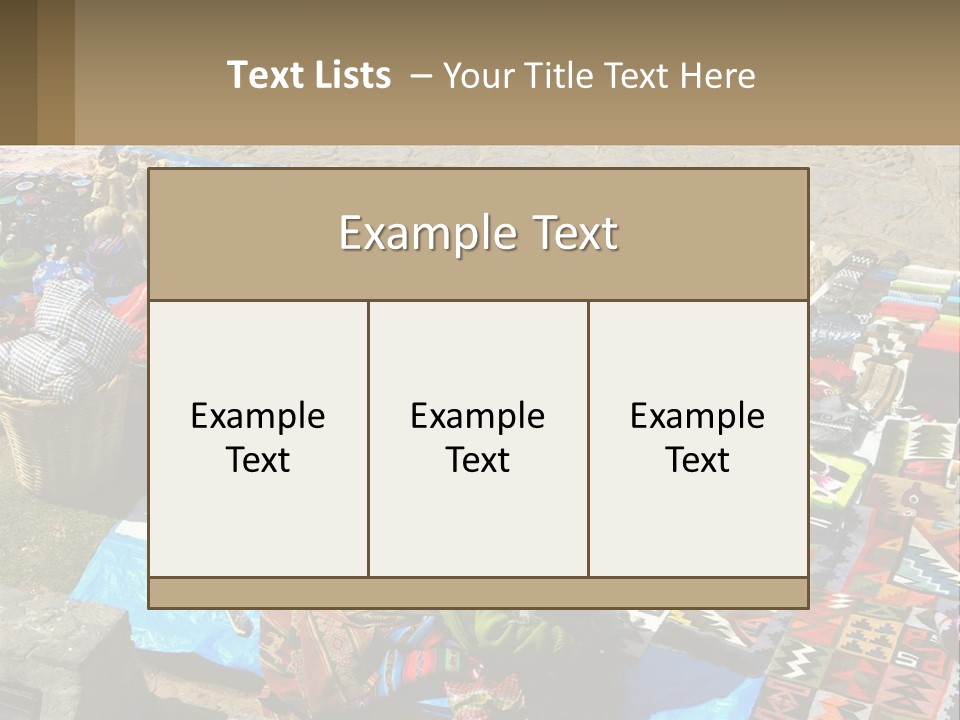 Peru Colonial Chinchero PowerPoint Template