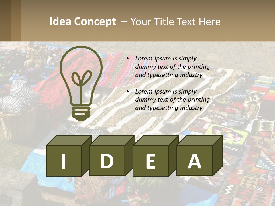 Peru Colonial Chinchero PowerPoint Template