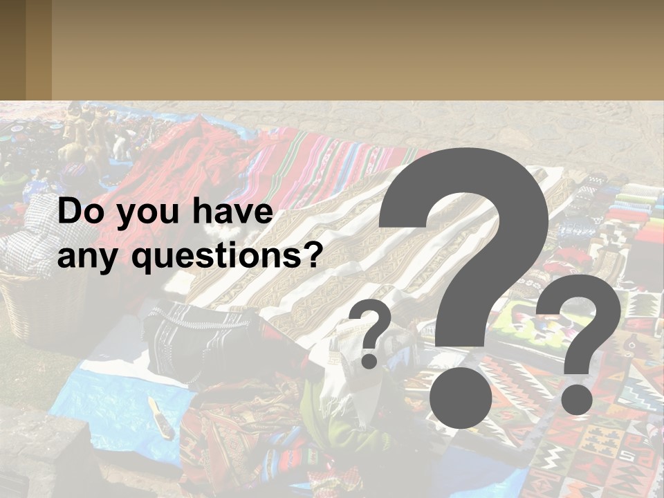 Peru Colonial Chinchero PowerPoint Template