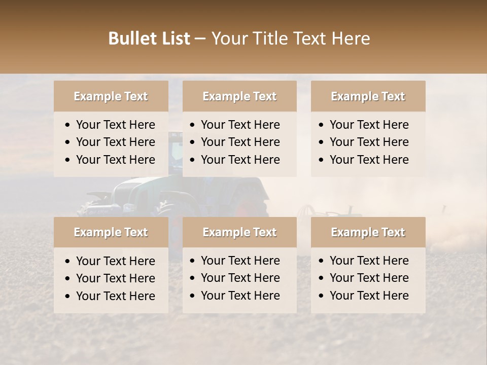 Earth Agricultural Heavy PowerPoint Template