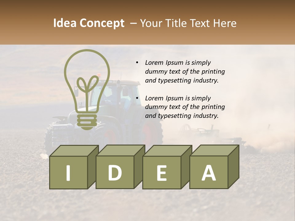 Earth Agricultural Heavy PowerPoint Template