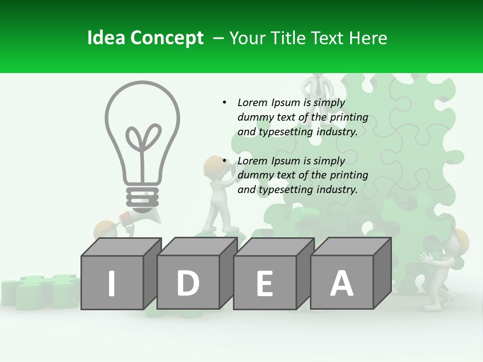 Development Build Worker PowerPoint Template