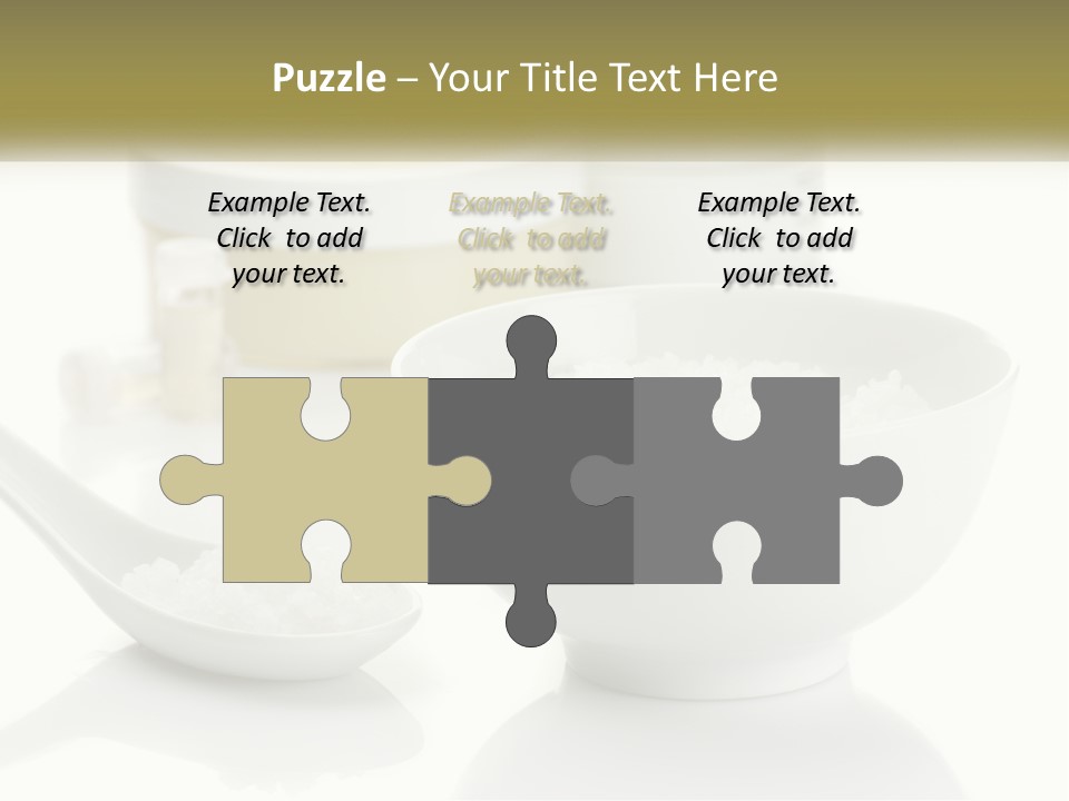 White Body Set PowerPoint Template