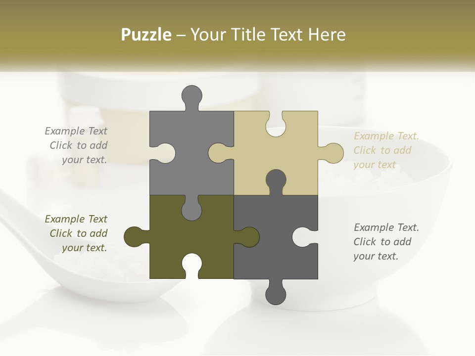 White Body Set PowerPoint Template