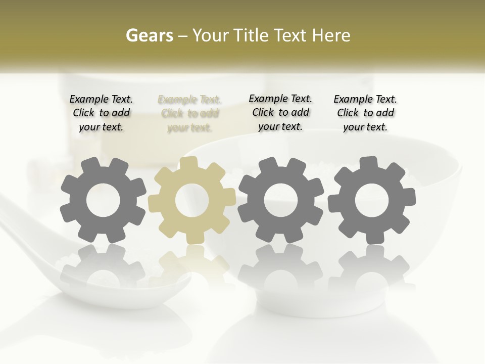 White Body Set PowerPoint Template