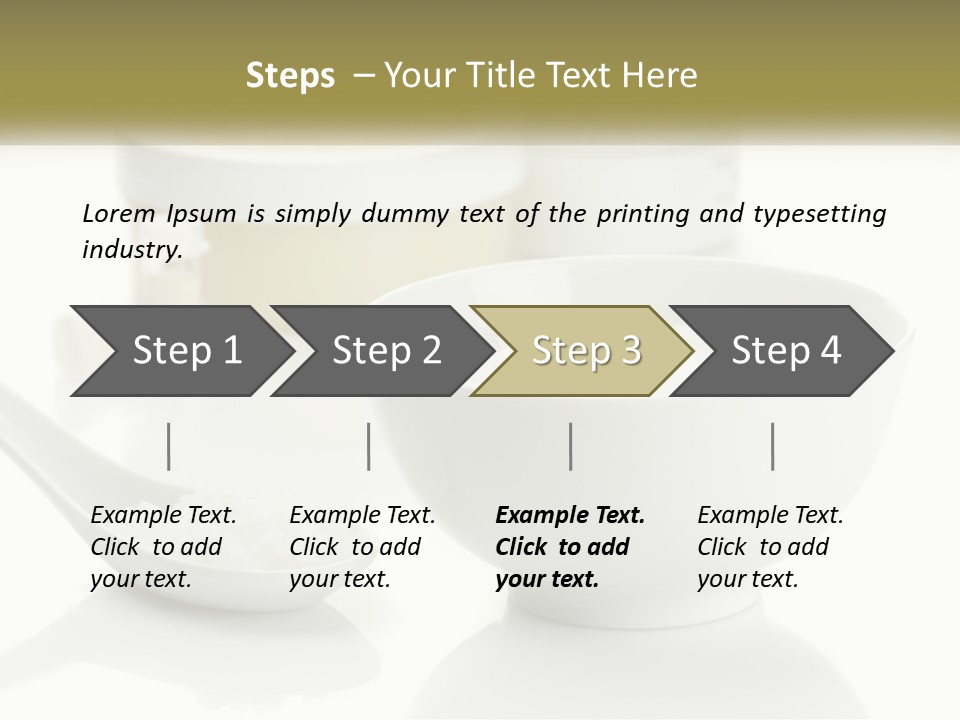 White Body Set PowerPoint Template