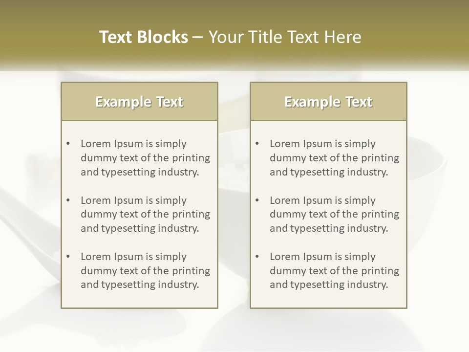 White Body Set PowerPoint Template