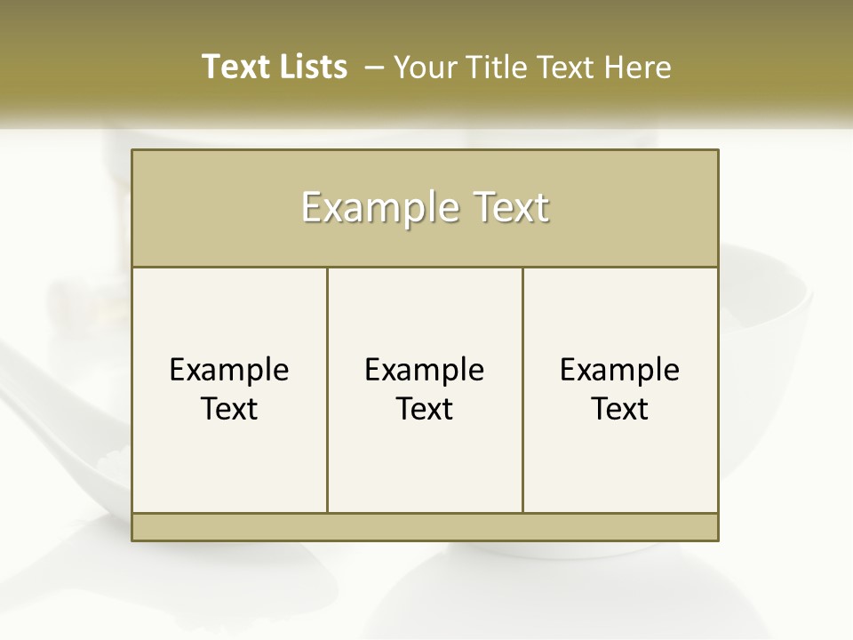 White Body Set PowerPoint Template
