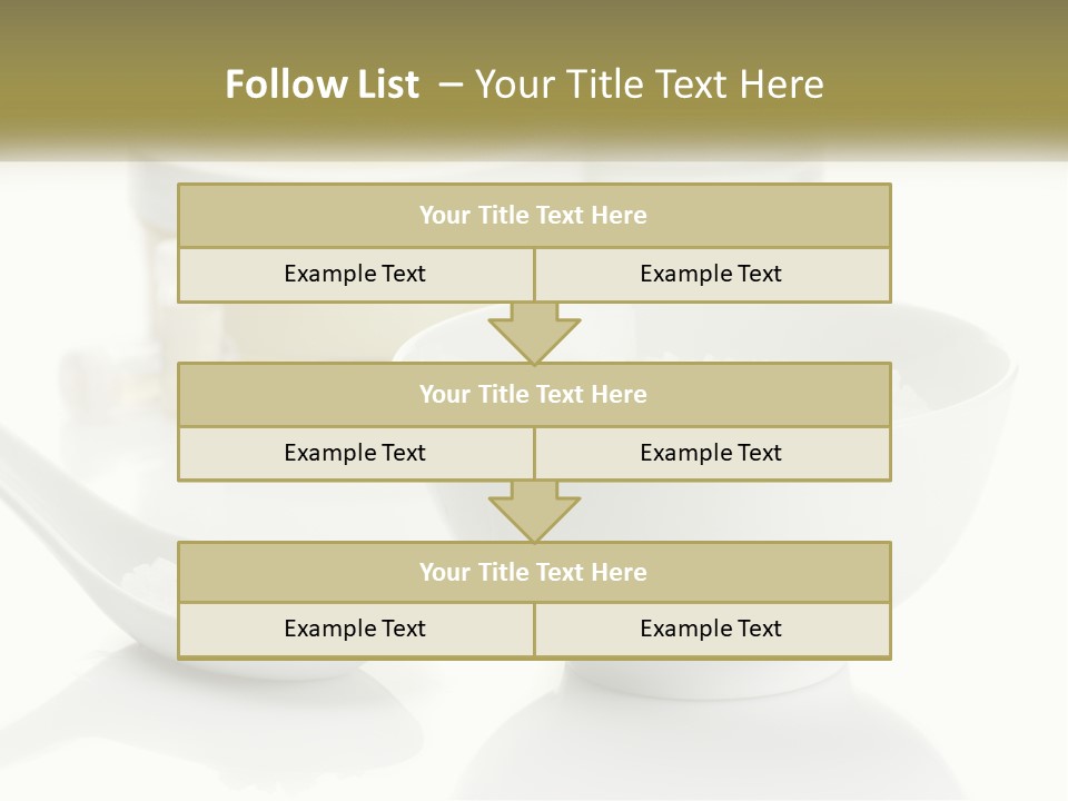 White Body Set PowerPoint Template