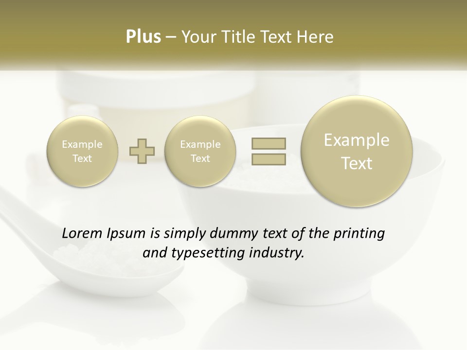 White Body Set PowerPoint Template
