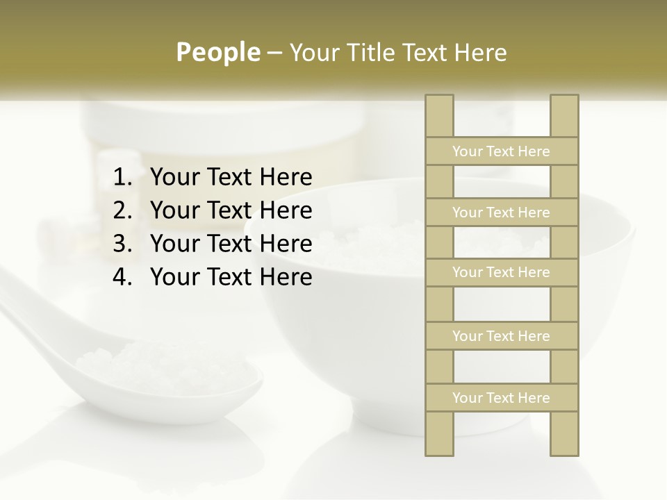 White Body Set PowerPoint Template