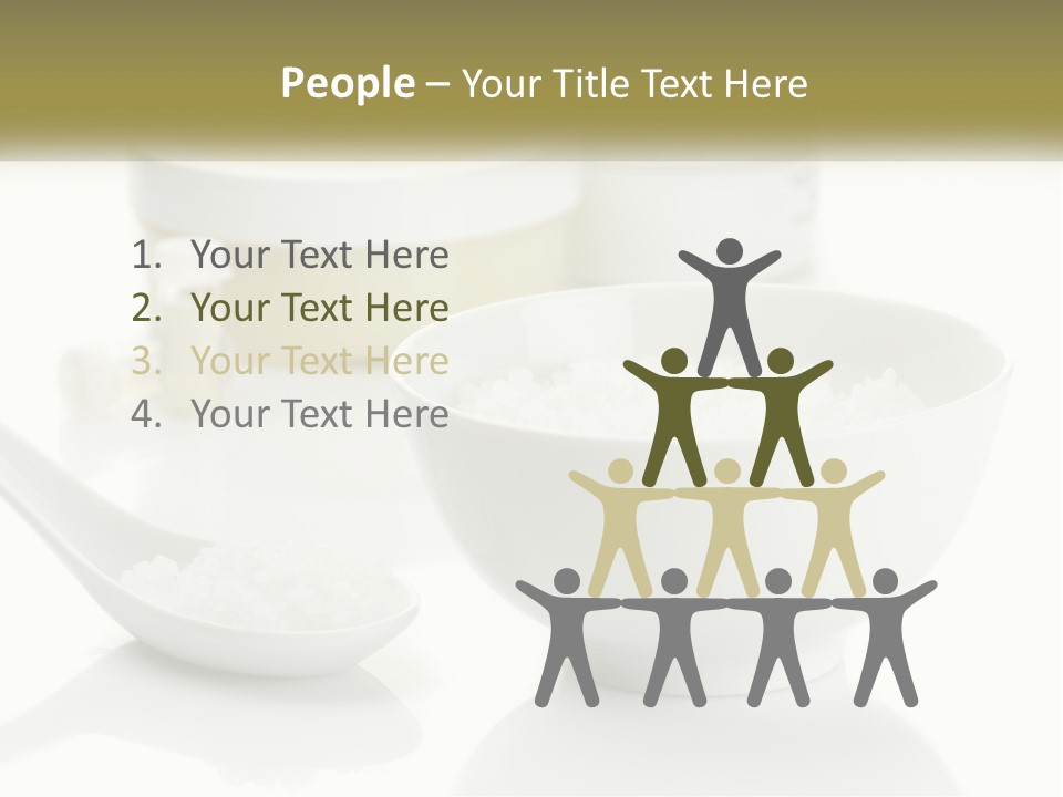 White Body Set PowerPoint Template