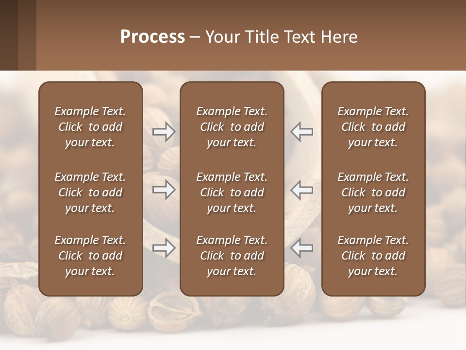 Macro Cilantro Fruit PowerPoint Template