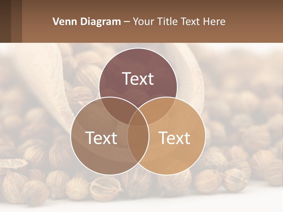 Macro Cilantro Fruit PowerPoint Template