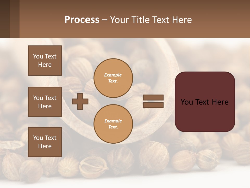 Macro Cilantro Fruit PowerPoint Template
