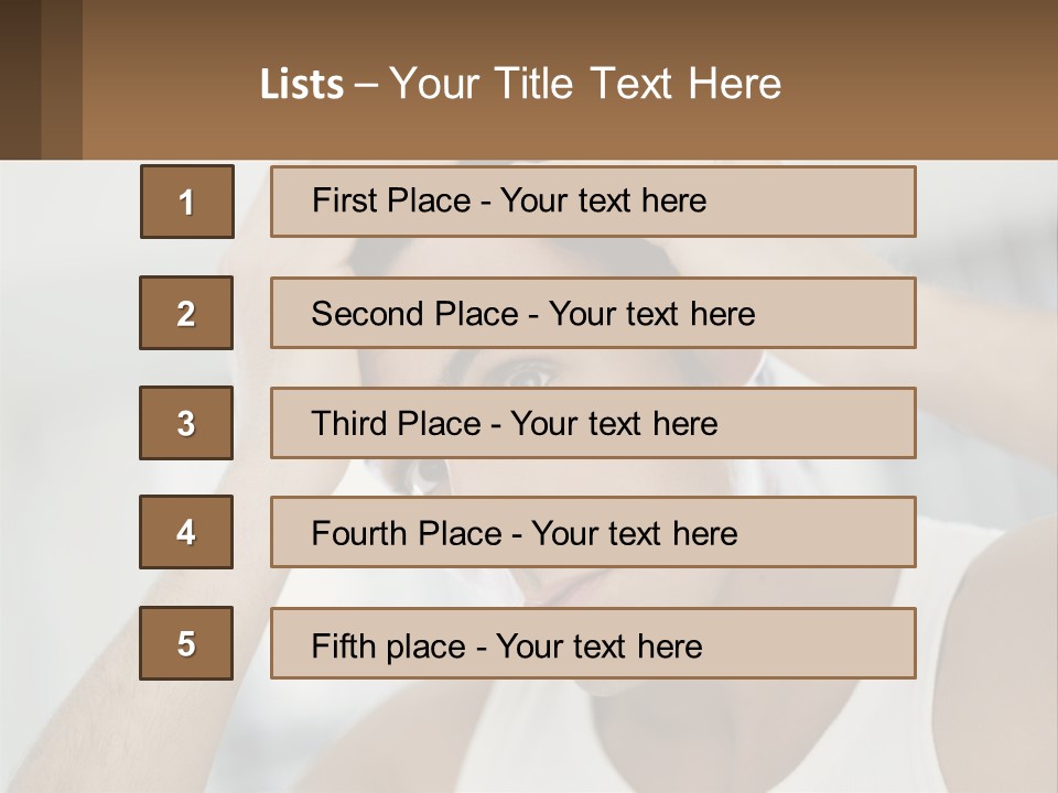 Indoor One Black PowerPoint Template