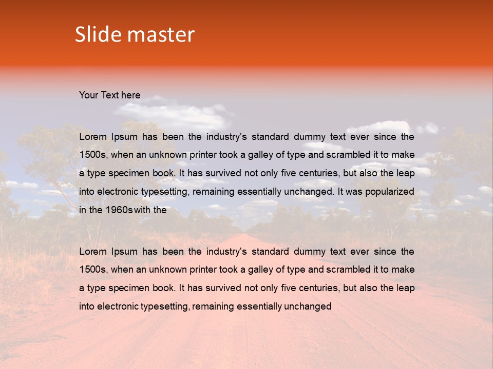 Colour Yellow Summer PowerPoint Template