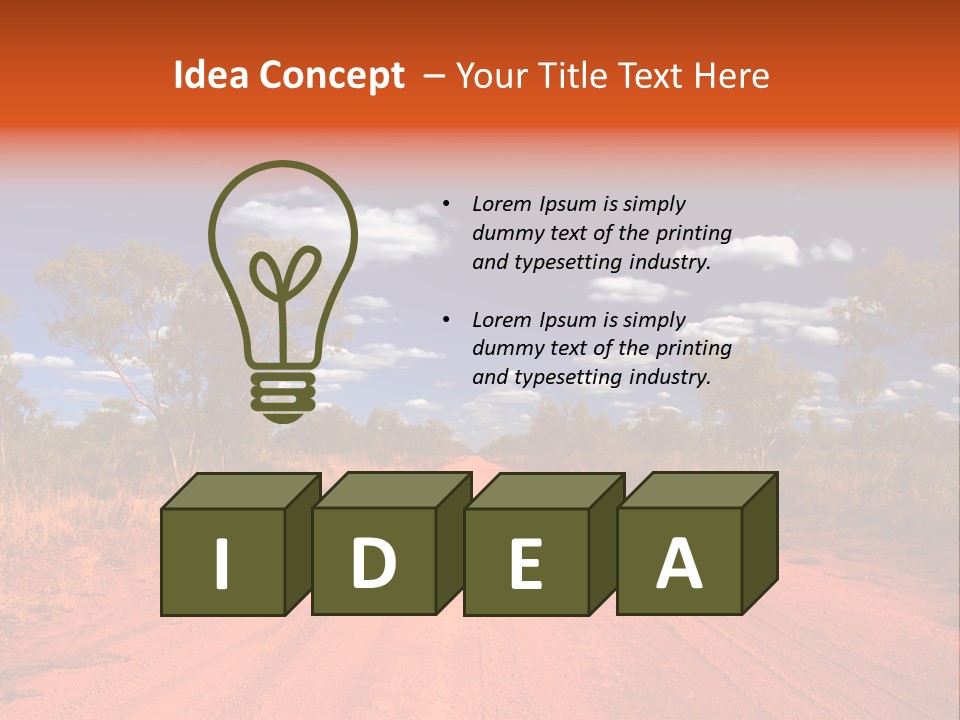 Colour Yellow Summer PowerPoint Template