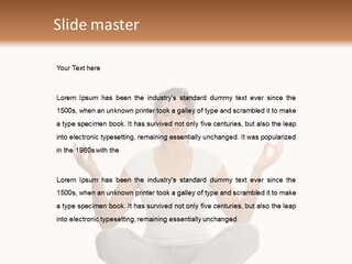 Figure Model Relaxation PowerPoint Template