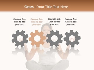 Figure Model Relaxation PowerPoint Template