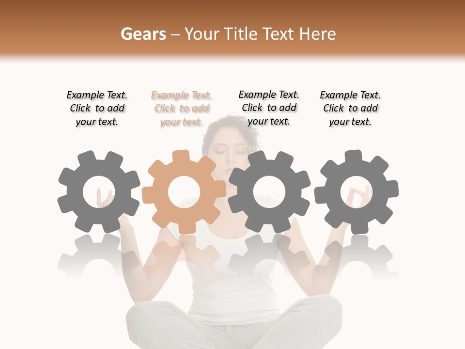 Figure Model Relaxation PowerPoint Template