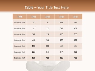 Figure Model Relaxation PowerPoint Template