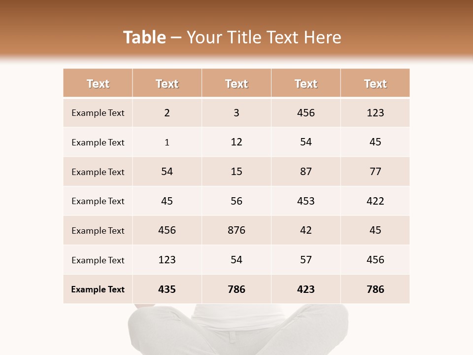 Figure Model Relaxation PowerPoint Template