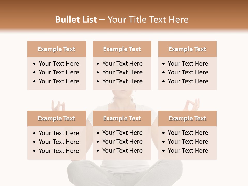 Figure Model Relaxation PowerPoint Template