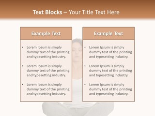 Figure Model Relaxation PowerPoint Template
