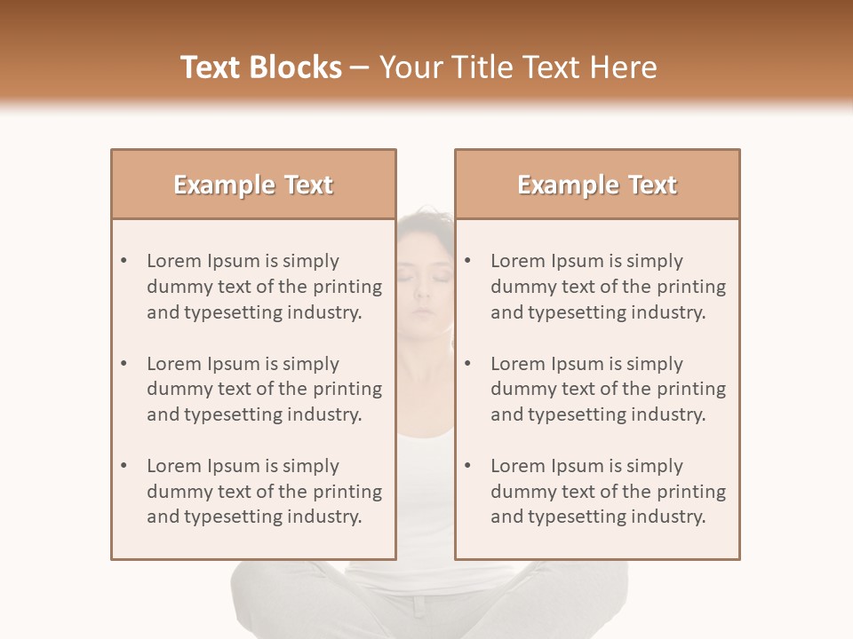 Figure Model Relaxation PowerPoint Template
