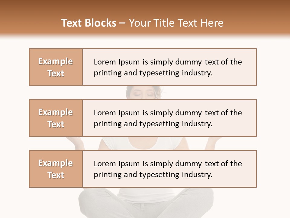 Figure Model Relaxation PowerPoint Template