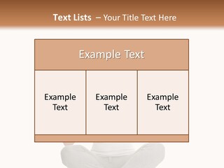 Figure Model Relaxation PowerPoint Template